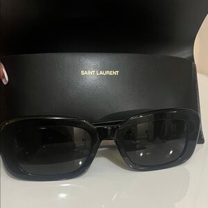 NWT Saint Laurent Black Sunglasses